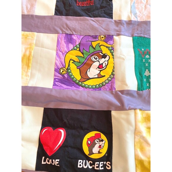 Buc-ee’s Beaver Panel Kid Couch Blanket. Handmade - Picture 1 of 11